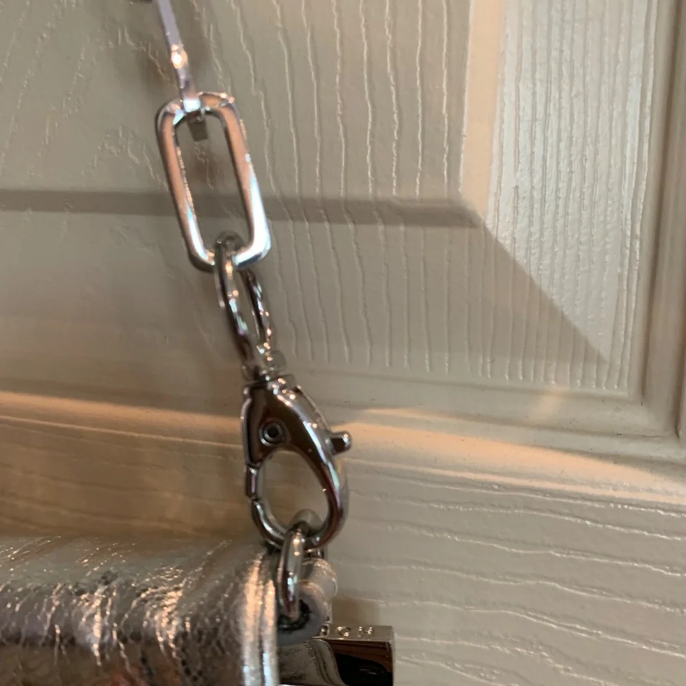 Tory Burch Silver Leather Handbag